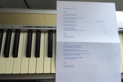 Songtext-Teilnehmerin